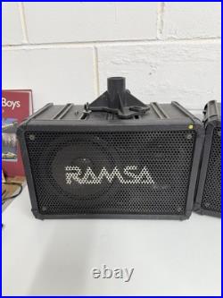 Panasonic RAMSA WS-A80E PA Speakers Pair 160W 8? With Pole Mounts