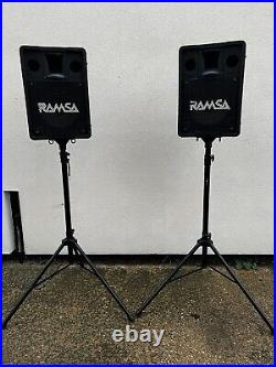 Panasonic Ramsa Ws200e 12 & Compression Horn Professional Disco Pa Speakers 1