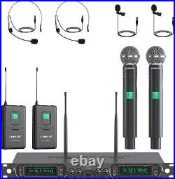 Phenyx Pro Wireless Microphone System, 4-Channel UHF Cordless Mic Set EXCELLENT
