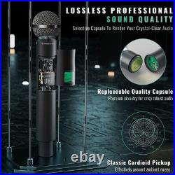 Phenyx Pro Wireless Microphone System, 4-Channel UHF Wireless Mic, (1A)