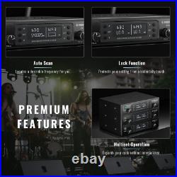 Phenyx Pro Wireless Microphone System, Dual Mic Set with Handheld/Bodypack/Lapel