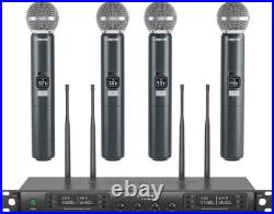 Phenyx Pro Wireless Microphone System, Quad Channel Wireless Mic, PTU-7000-4H