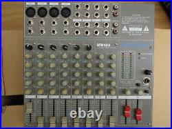 Phonic MM122 12-2 Analogue Compact/Sub Mixer 4 Mic 4 Stereo 8 Fader Studio Band