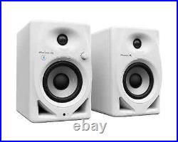 Pioneer DJ DM-40D-BT-W 4 2-Way Class-D Active Monitor Bluetooth PAIR White