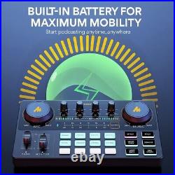 Podcast Equipment Bundle-MAONO MaonoCaster Lite -Audio Interface-All in One-Podc