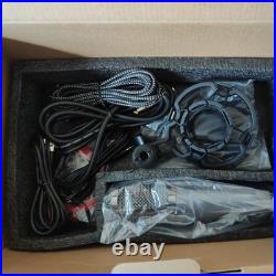 Podcast equipment bundle with live sound card audio mixer, with 3.5mm