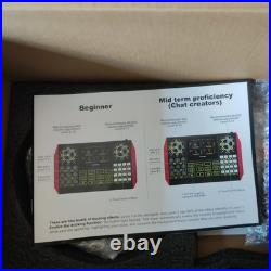Podcast equipment bundle with live sound card audio mixer, with 3.5mm