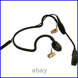 Point Source Audio Dual In Ear 4 Pin Female XLR Intercom Headset Microphone
