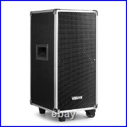 Portable PA Speaker System 8 Bluetooth MP3 CD UHF Wireless Microphone Amplified
