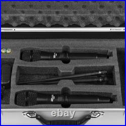 Power Dynamics PD632H Dual 2 Channel UHF Wireless Microphone System 2 Mic Set