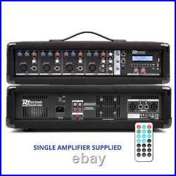 Power Dynamics PDM-C405A Bluetooth 4-Channel Mixer Amplifier 800W PA System