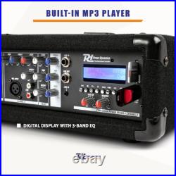 Power Dynamics PDM-C405A Bluetooth 4-Channel Mixer Amplifier 800W PA System