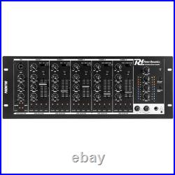 Power Dynamics PDZM700 6-Channel 4-Zone Installation Mixer Pro Audio Equipment