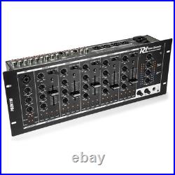 Power Dynamics PDZM700 6-Channel 4-Zone Installation Mixer Pro Audio Equipment