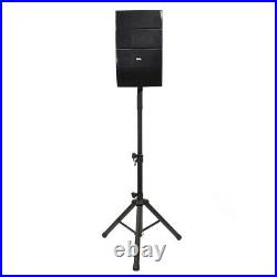 Powered Line Array Speaker System 12 Active Subwoofer and 8 Column Speakers