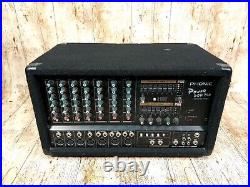 Powered Mixer & Amplifier Phonic Powerpod 740 Disco DJ Audio Equipment Working