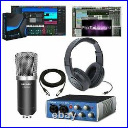 Presonus Audiobox 96K Home Recording Bundle with Studio One 5 & Pro Tools First