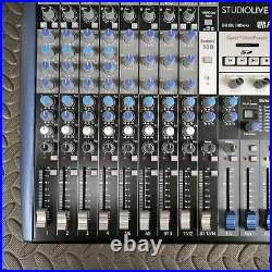 Presonus StudioLive AR12c 12-channel Hybrid Mixer XLR TRS Inputs Reverb Effects