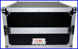 Pro X T-2MR LT 2U x 10U Space Slant Combo DJ Rack Case+FREE Sliding Laptop Shelf