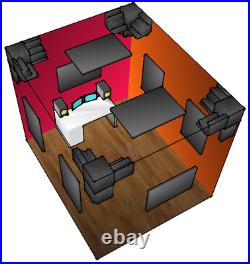 Pro-coustix Ultraflex Complete Studio Pack Foam Tiles, Corner Cubes & Bass traps