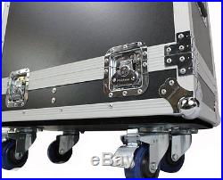 ProX X-QSC-K12 Travel Hard Case w Wheels For 2 QSC K12 or EV ZLX-12P Speakers