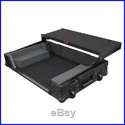 ProX XS-DDJSX-WLTBL All Black Pioneer DDJ-SX Hard Case With Sliding Laptop Shelf