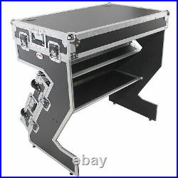 ProX XS-ZTABLEJR DJ Z-Table Jr Workstation Portable Booth Case WithHandle & Wheels
