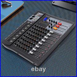 Professional 7/8/12Channel Audio Mixer Sound Board Console Desk System Interface