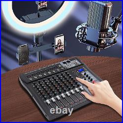 Professional 7/8/12Channel Audio Mixer Sound Board Console Desk System Interface