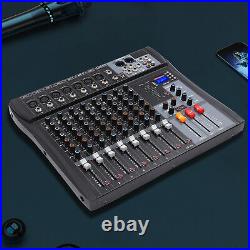 Professional 7/8/12Channel Audio Mixer Sound Board Console Desk System Interface