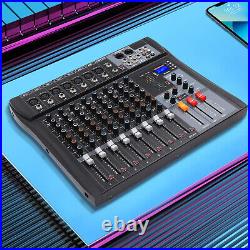 Professional 7/8/12Channel Audio Mixer Sound Board Console Desk System Interface