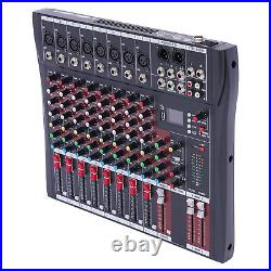 Professional 7/8/12Channel Audio Mixer Sound Board Console Desk System Interface