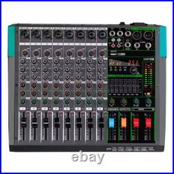 Professional Audio Mixer Depusheng MG8 8 256 DSP Channel Sound Board DJ Mixer UK