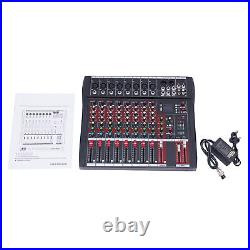 Professional Audio Mixer Sound Board Console Desk System Interface 8 Channel USB