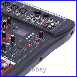 Professional Audio Mixer Sound Board Console System Interface 8 Channel