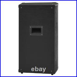 Professional Passive Hifi Stage Speaker 1000 W Black 32x32x64cm