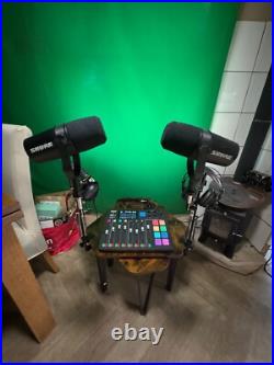 Professional Podcast Equipment BUNDLE! Rodecaster Pro, Shure MV7, Studio Level