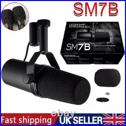 Professional SM7B Cardioid Dynamic Vocal Studio Recording Microphone Black