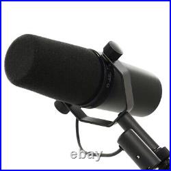 Professional SM7B Cardioid Dynamic Vocal Studio Recording Microphone Black