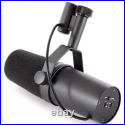 Professional SM7B Cardioid Dynamic Vocal Studio Recording Microphone Black