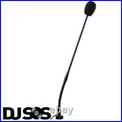 Pulse GNM-370i Gooseneck Condenser Microphone Pulpit Lectern Screw Base XLR Mic