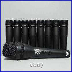 Pyle PDMIC78 x8, AKG P3S x1 Microphones