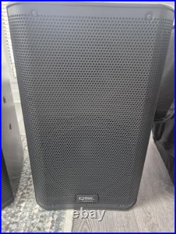 QSC K10 Active Powered 10 1000W 2-Way Portable PA Speakers With Tote Bags
