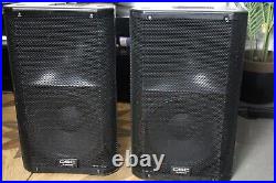 QSC K12 Active Powered 12 1000W 2-Way Portable PA Speakers (Pair) + Free Cover