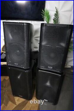 QSC K12 Active Powered 12 1000W 2-Way Portable PA Speakers (Pair) + Free Cover