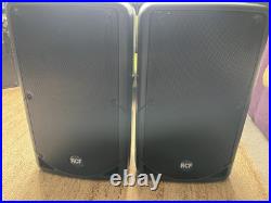 RCF ART 322 A Pair POWERED SPEAKERS GOOD CONDITION ITALIAN MANUFACTURED