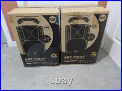 RCF ART 710-A MK5 10 Active Two-Way Speakers 1400W Each Very Good Condition
