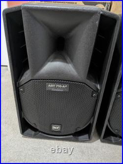 RCF ART 710-A MK5 10 Active Two-Way Speakers 1400W Each Very Good Condition