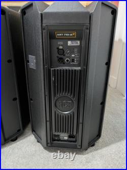 RCF ART 710-A MK5 10 Active Two-Way Speakers 1400W Each Very Good Condition