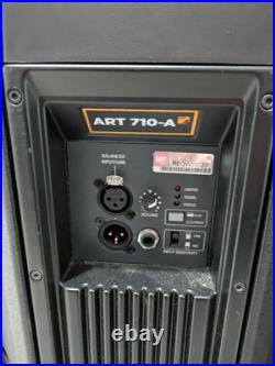 RCF ART 710-A MK5 10 Active Two-Way Speakers 1400W Each Very Good Condition